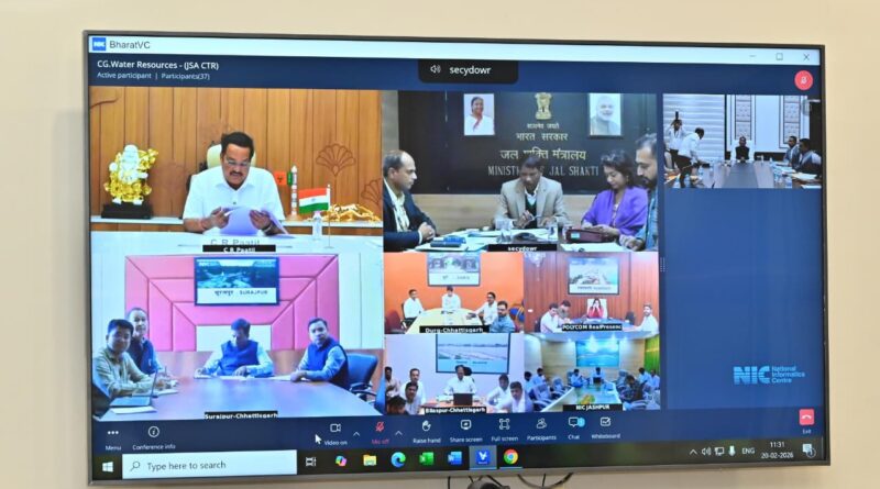 राज्य सरकार जल संरक्षण को जनआंदोलन का स्वरूप देने के लिए प्रतिबद्ध – मुख्यमंत्री श्री साय