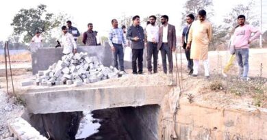 राज्य मंत्री श्री पटेल ने निर्माणधीन नवीन जेल का किया निरीक्षण