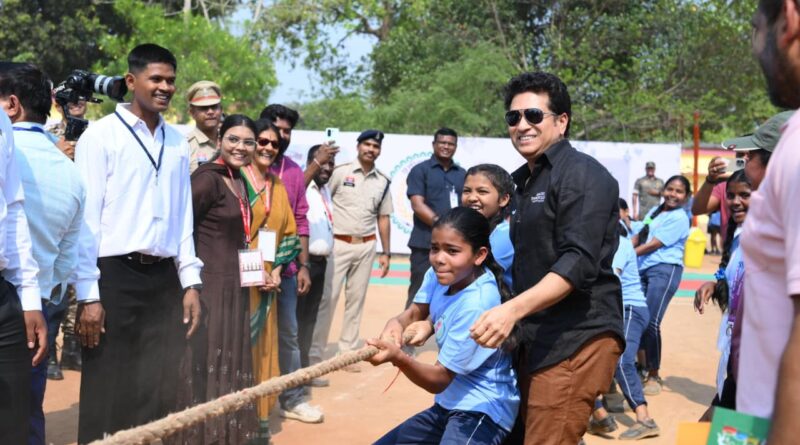 सचिन तेंदुलकर का बस्तर आगमन बदलते बस्तर की सशक्त पहचान : मुख्यमंत्री श्री विष्णुदेव साय