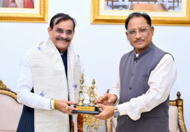 मुख्यमंत्री से सांसद श्री विष्णु दत्त शर्मा ने की सौजन्य मुलाकात