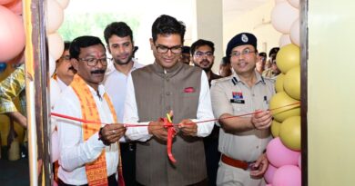 वित्त मंत्री श्री ओपी चौधरी ने पुलिस लाइन उर्दना में अत्याधुनिक पुलिस जिम का किया लोकार्पण