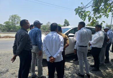 लोक निर्माण विभाग के सचिव ने सड़कों का काम देखा
