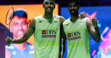 भारत की मेंस डबल्स जोड़ी सात्विक साईराज रंकीरेड्डी और चिराग शेट्टी ने सिंगापुर ओपन सुपर 750 बैडमिंटन टूर्नामेंट के फाइनल में जगह बना ली