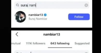 एक्ट्रेस मौनी रॉय और बिजनेसमैन सूरज नांबियार ने शनिवार को इंस्टाग्राम पर एक-दूसरे को फिर से फॉलो करना शुरू कर दिया