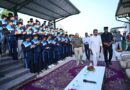 केंद्रीय शिक्षा मंत्री श्री प्रधान ने शूटिंग अकादमी में खिलाड़ियों से किया संवाद