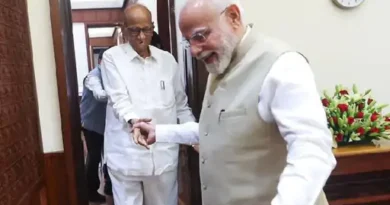 शरद पवार ने  सुबह PM नरेंद्र मोदी से संसद भवन में मुलाकात की