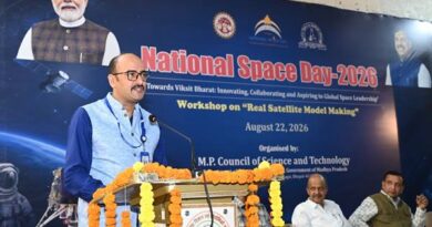 अंतरिक्ष विज्ञान का अंतिम उद्देश्य समाज के बेहतर भविष्य का निर्माण : वैज्ञानिक  त्रिवेदी