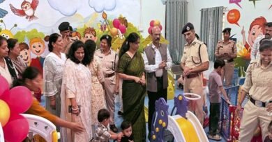 महिला पुलिस कर्मियों के बच्चों की सुविधा के लिए पुलिस पब्लिक स्कूल नेहरू नगर में नवनिर्मित वात्सल्य झूलाघर का शुभारंभ
