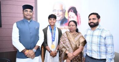 बेटी क्रांति की प्रतिभा से देश व प्रदेश का बढ़ा मान- मंत्री श्री सारंग