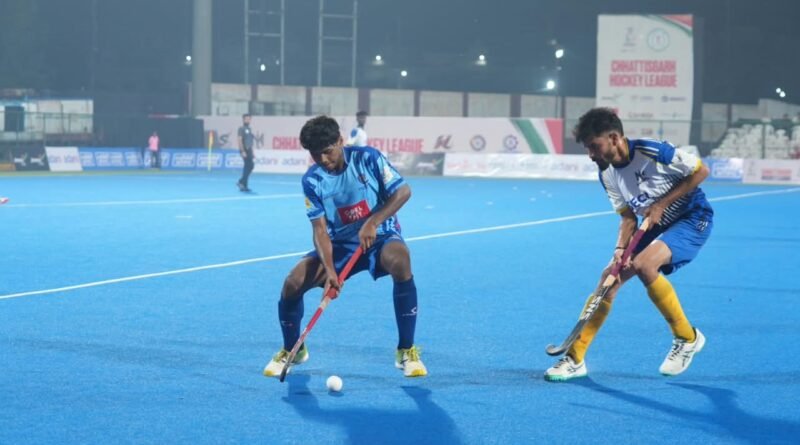 छत्तीसगढ़ हॉकी लीग के उद्घाटन मुकाबले में न्यायधानी नाइट्स की शानदार जीत, राजधानी रॉयल्स को 2-1 से हराया